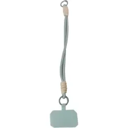 Cellphone Double Rope Wrist Lanyard Light Blue