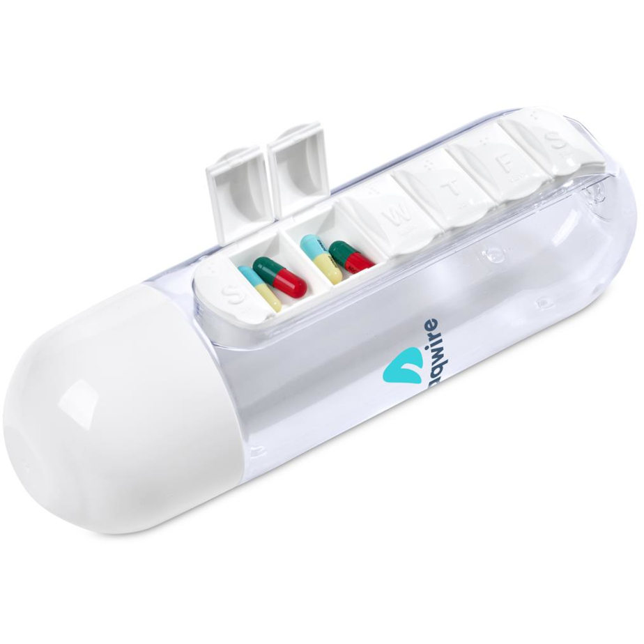 Altitude Vita-Stream Pill Box Plastic Water Bottle Branded Display