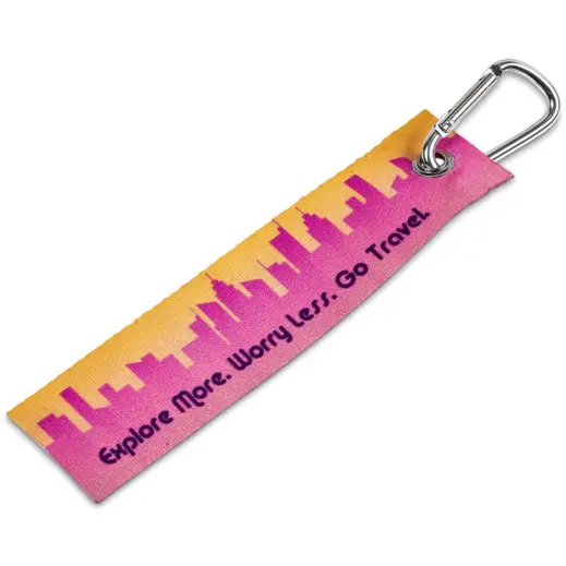 Hoppla Voyanta Polyester Identifier Tag Branded Back