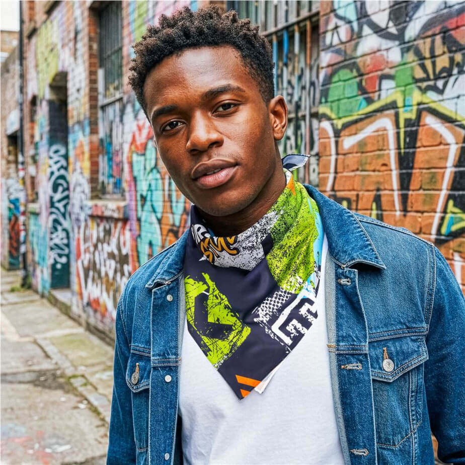 Hoppla Nurva Polyester Bandana Display