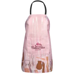 Hoppla Simma Recycled PET Stitch-Bond Apron Branded Front Image