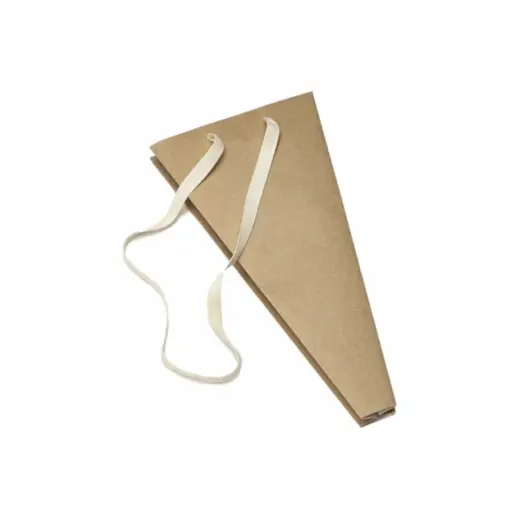 Flower Carrier Bag Brown