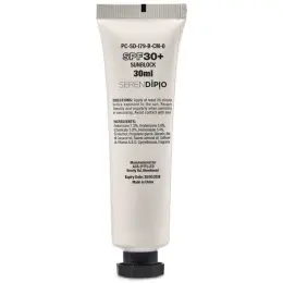 Serendipio Veloura SPF 30 Sunblock Back