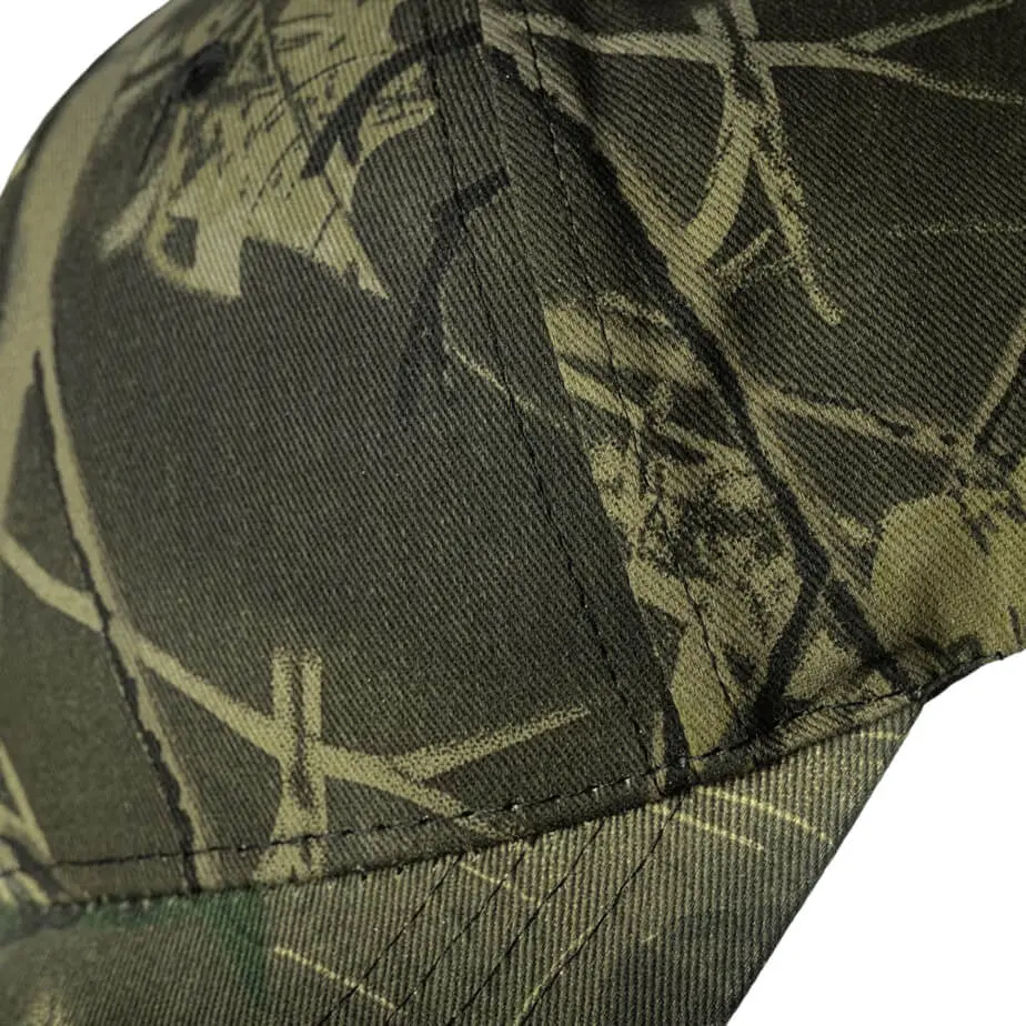 FWRD 6 Panel Forrest Camo Cap Camo Close Up