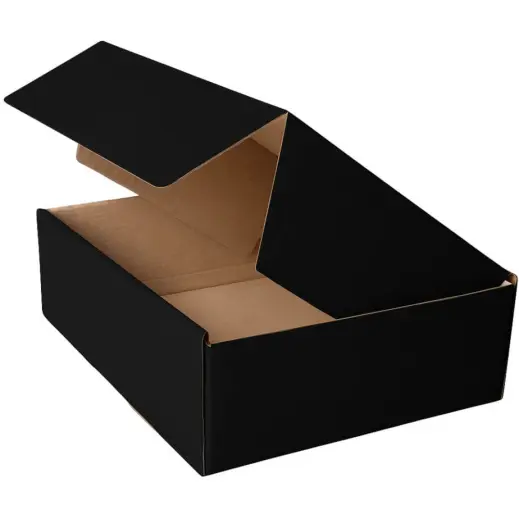 Colour Shipper Box Black Large Open