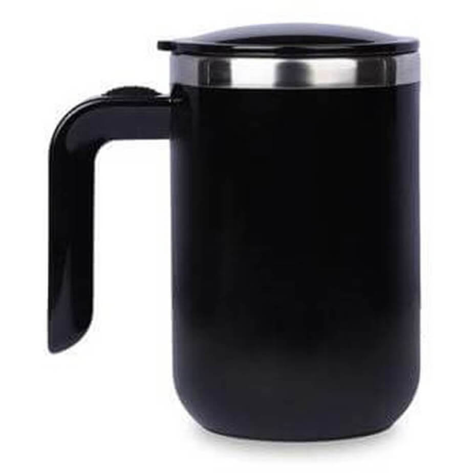 Caffe Hans Larsen Auto-Stirring Coffee Mug Black Display