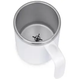 Caffe Hans Larsen Auto-Stirring Coffee Mug White Top