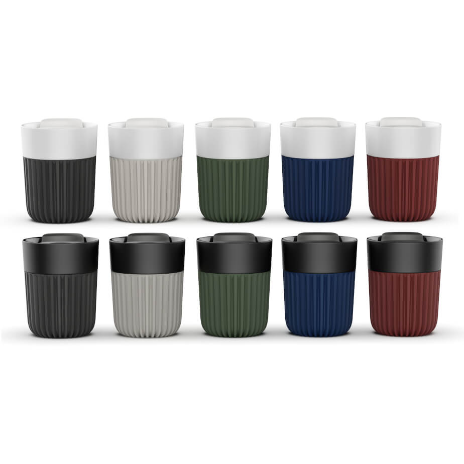 Sengetti Ribbed Coffee Mug Display