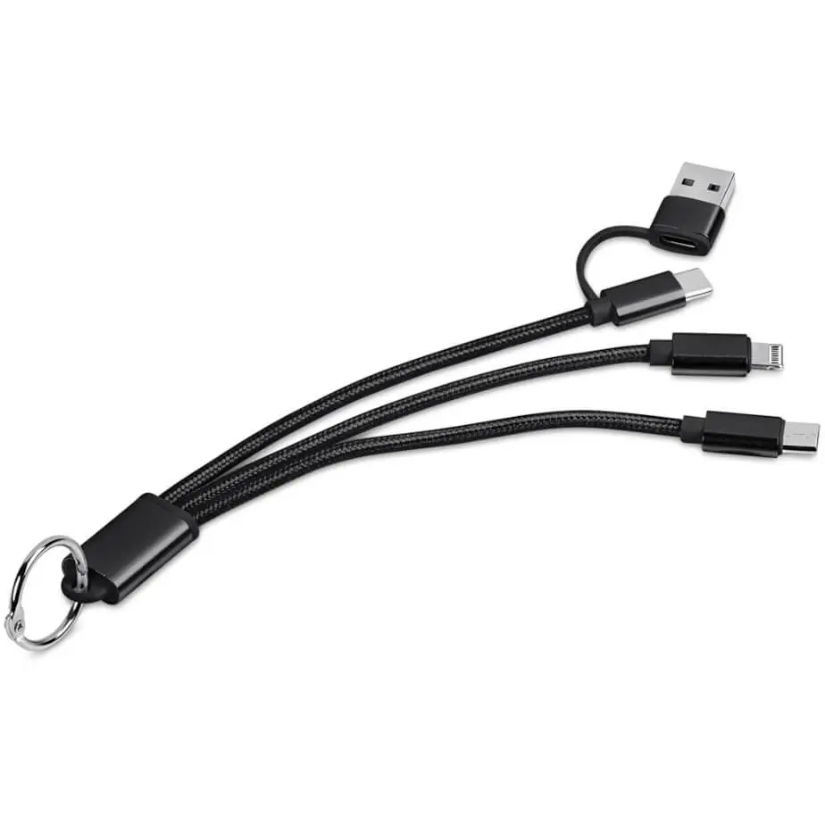 Altitude Chango 4-in-1 Charging Cable Black