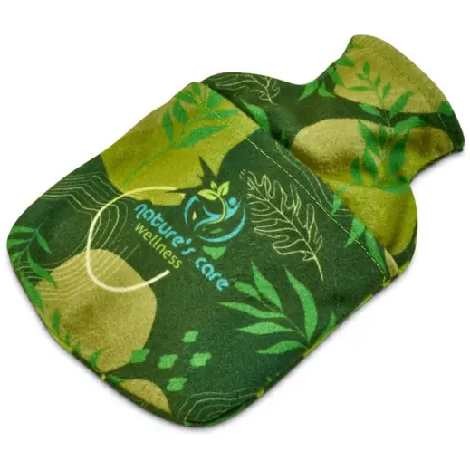 Hoppla Toastie Small Hot Water Bottle and Cover Branded Front