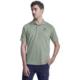 Mens Okiyo Shizen Eco Golf Shirt Model Image