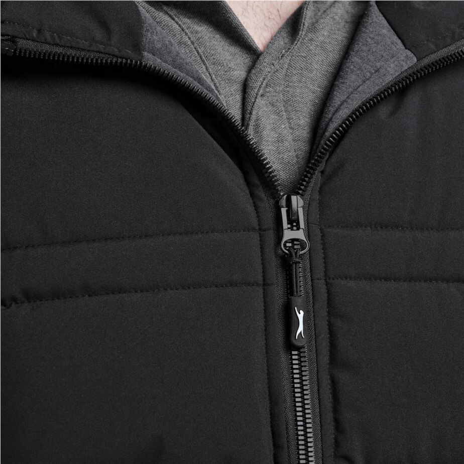Mens Okinawa Bodywarmer Close Up Zip