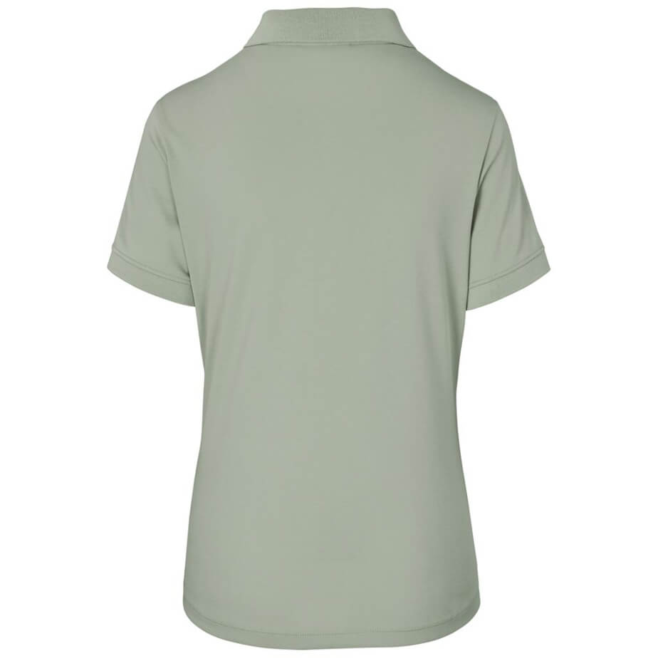 Ladies Okiyo Shizen Eco Golf Shirt Sage Back