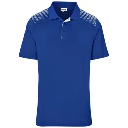 Mens Aerogrid Golf Shirt Royal Front