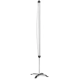 Lantern Banner with Light Weight Cross Base Frame Closed