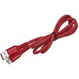 Altitude Stodle Fast Charge USB-A to Type-C Charging Cable in Pouch Red Cable