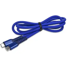 Altitude Mable Fast Charge Type-C to Type-C Charging Cable in Pouch Blue Cable