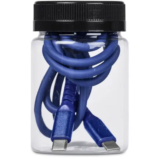 Altitude Barlitt Fast Charge Type-C to Type-C Charging Cable Cable in Jar Navy Jar