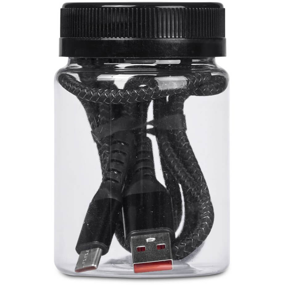 Altitude Muttle Fast Charge USB-A to Type-C Charging Cable in Jar Jar