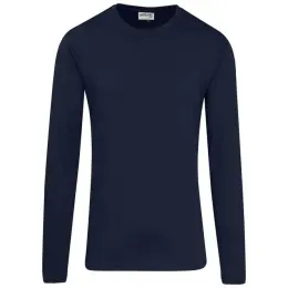 Kids Long Sleeve All Star T-Shirt Navy Front