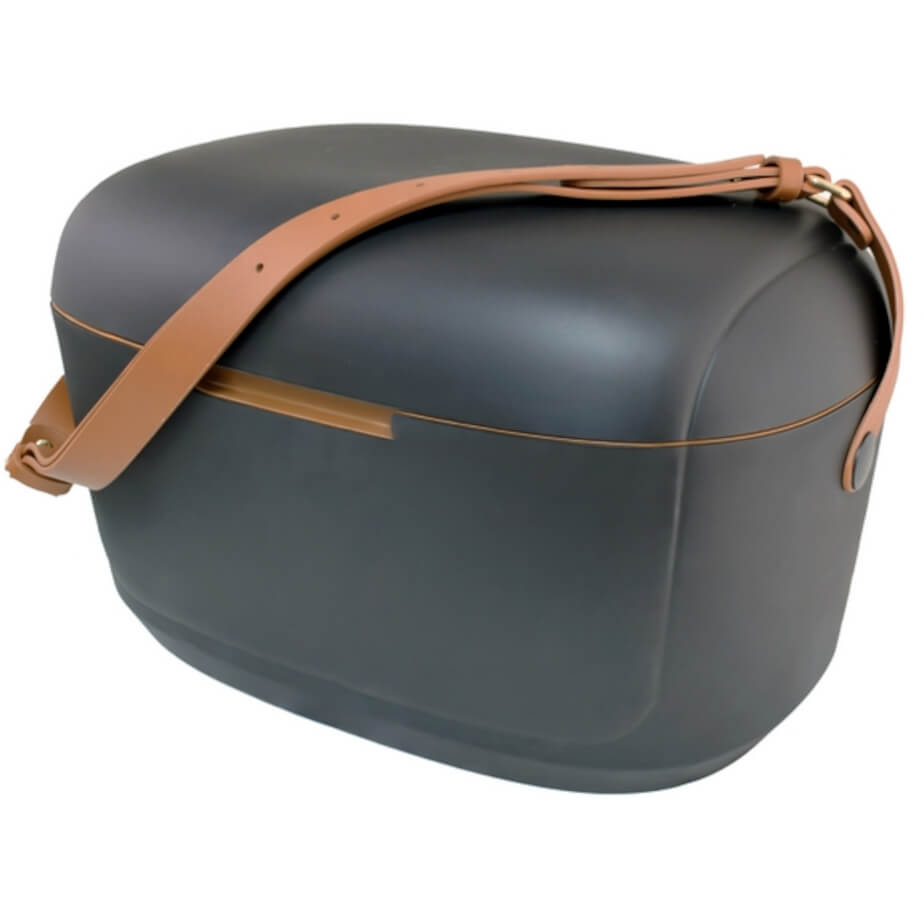 Meridian Hard Box Cooler Black-Brown Display