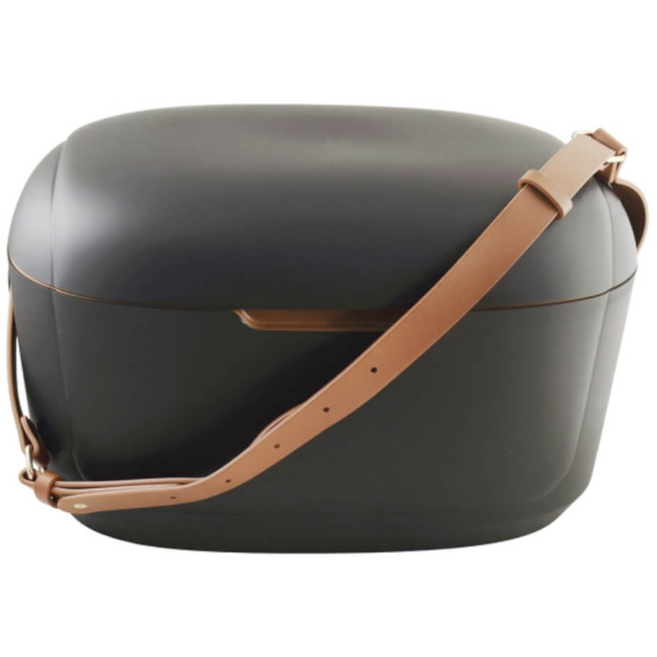 Meridian Hard Box Cooler Black-Brown Front