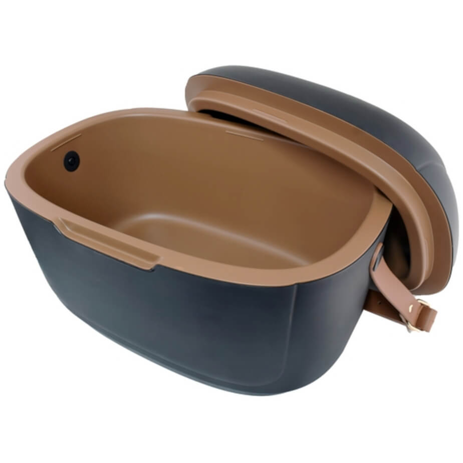Meridian Hard Box Cooler Black-Brown Open