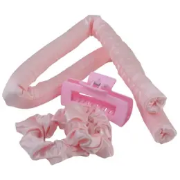 4-Piece Heatless Hair Curling Set