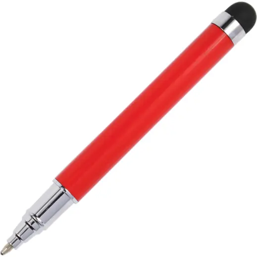 Standing Pen with Stylus and Screen Cleaner Display