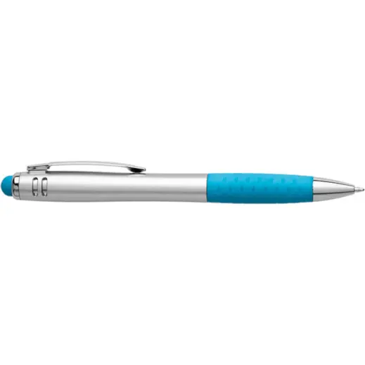 Logo Light Up Ballpoint Pen Light Blue