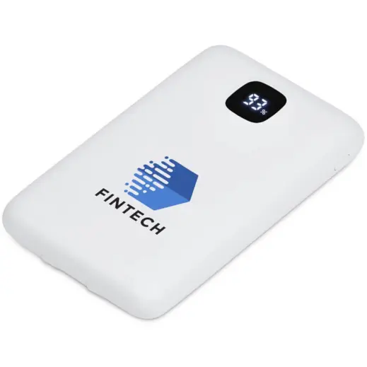 Swiss Cougar Phoenix Fast Charge 22.5W Power Bank - 10000mAh Solid White Branded