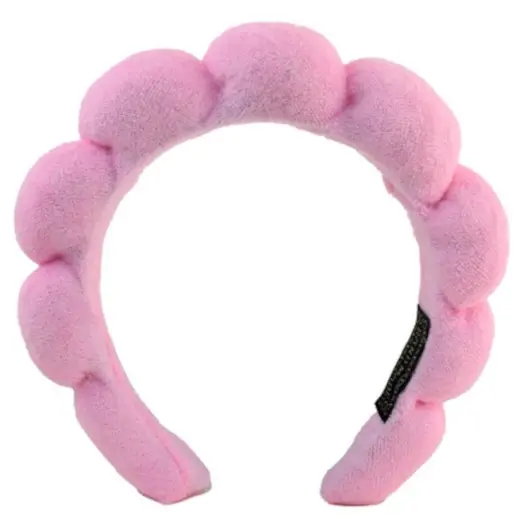 Spa Headband, Wristband & Hair Clip Set Headband