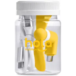 Altitude Briski Gift Jar Yellow Jar Branded