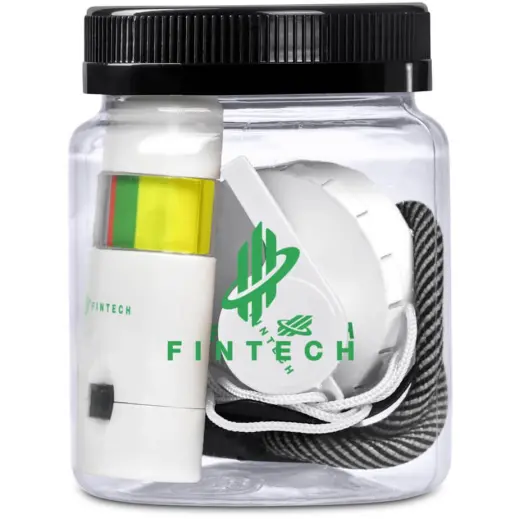Altitude Ruma Gift Jar Solid White Jar Branded
