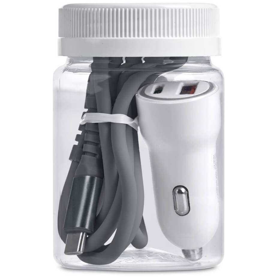 Altitude Carto Gift Jar Grey Jar