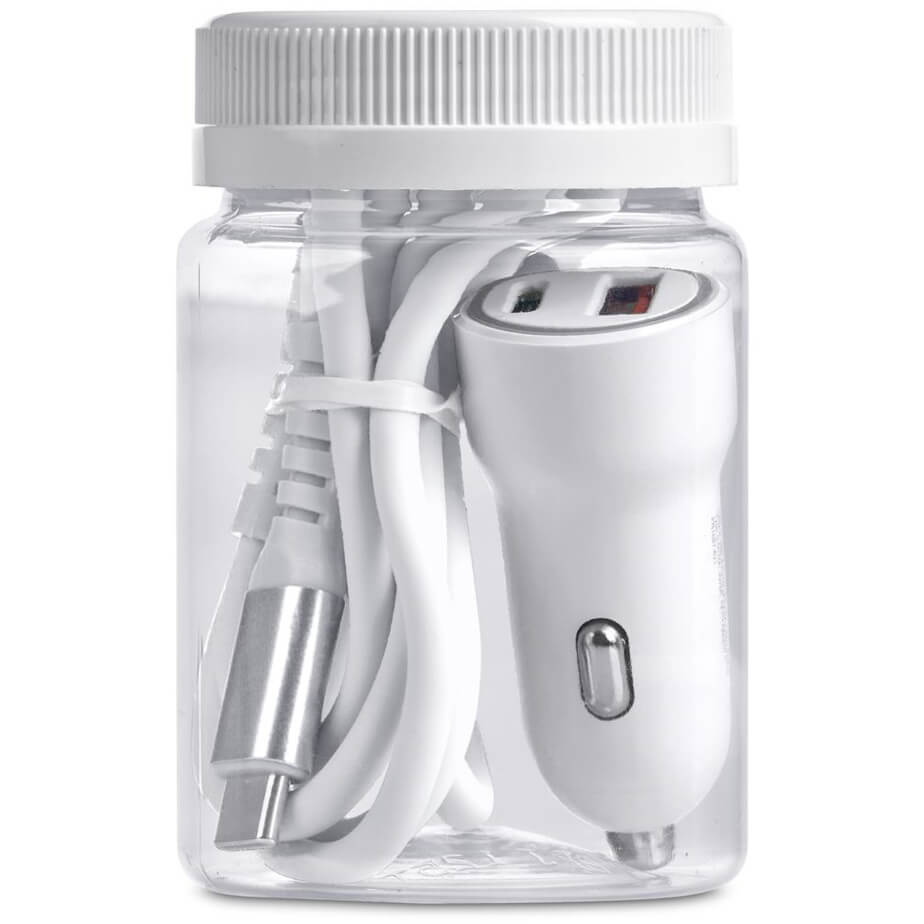 Altitude Carto Gift Jar Solid White Jar
