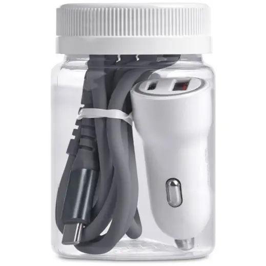 Altitude Carto Gift Jar Grey Jar