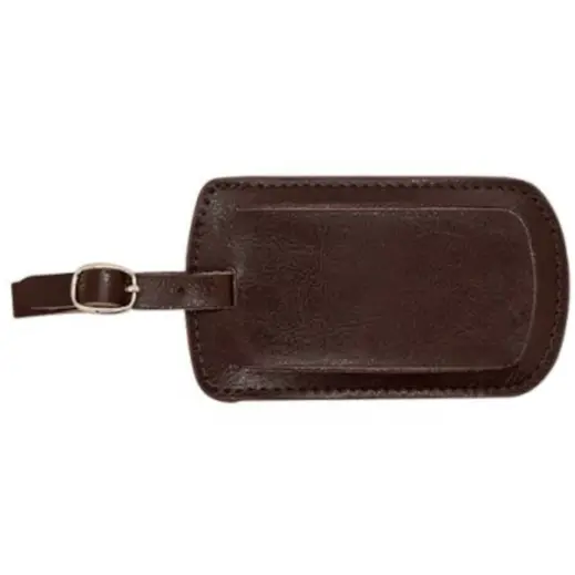 Vitello Genuine Leather Passport Holder and Luggage Tag Gift Set Tag