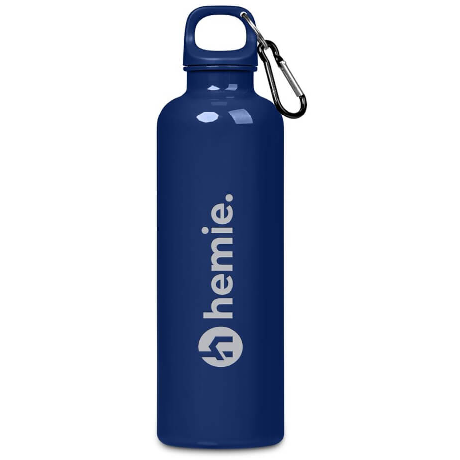 Altitude Andaman Recycled PET Water Bottle Navy Branded