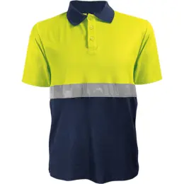 Barron Reflective Golfer with Tape Safety Yellow