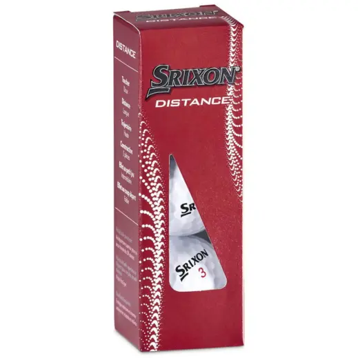 Srixon Distance Golf Balls (Sleeve of 3) Box