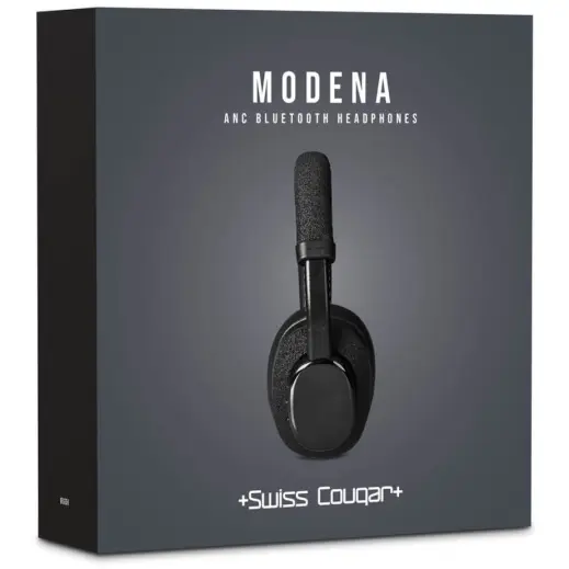 Swiss Cougar Modena Active Noise-Cancelling Bluetooth Headphones Gift Box