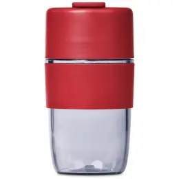 Kooshty Primo Plastic Coffee Tumbler Red Front