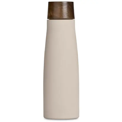 Serendipio Snowdonia Stainless Steel Vacuum Water Bottle Cream Front