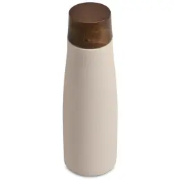 Serendipio Snowdonia Stainless Steel Vacuum Water Bottle Cream Top