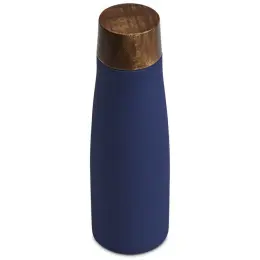 Serendipio Snowdonia Stainless Steel Vacuum Water Bottle Navy Top
