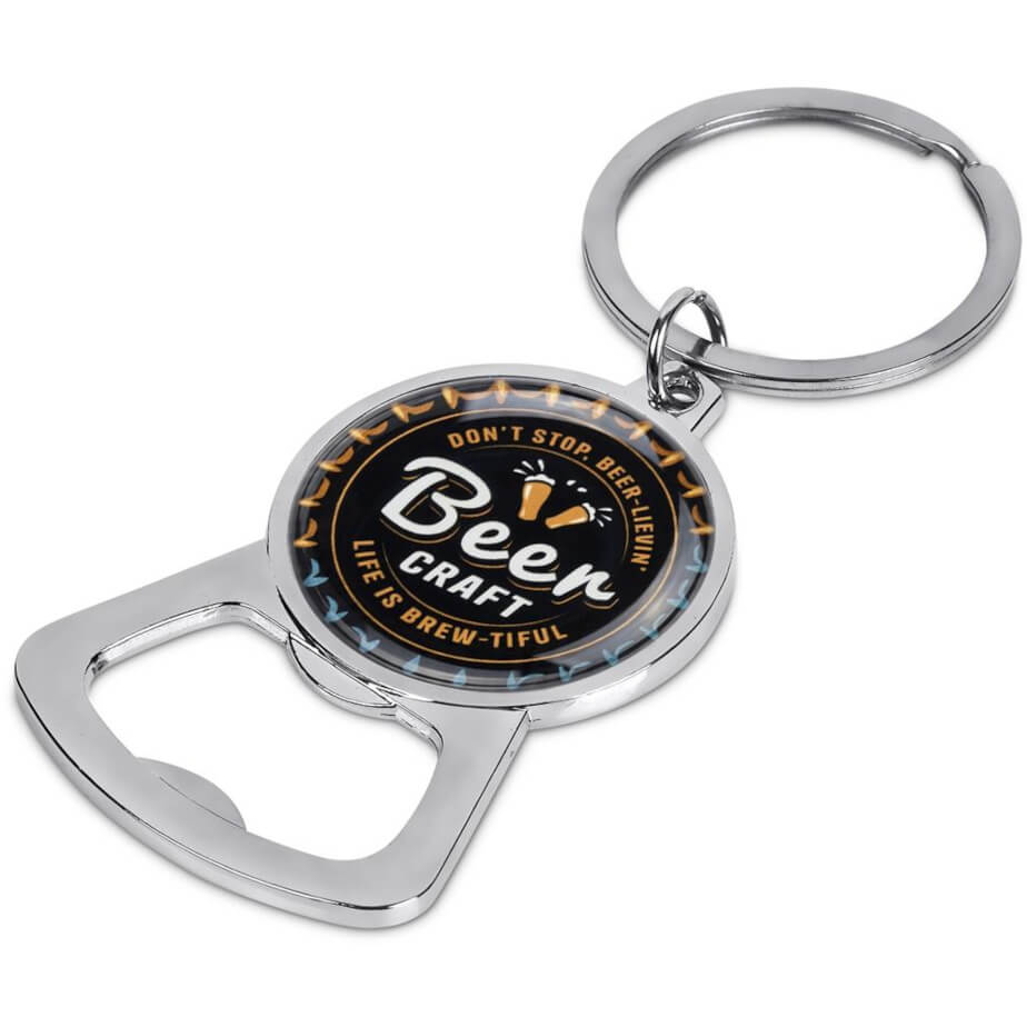 Altitude Raffles Dome Bottle Opener Keyholder Branded