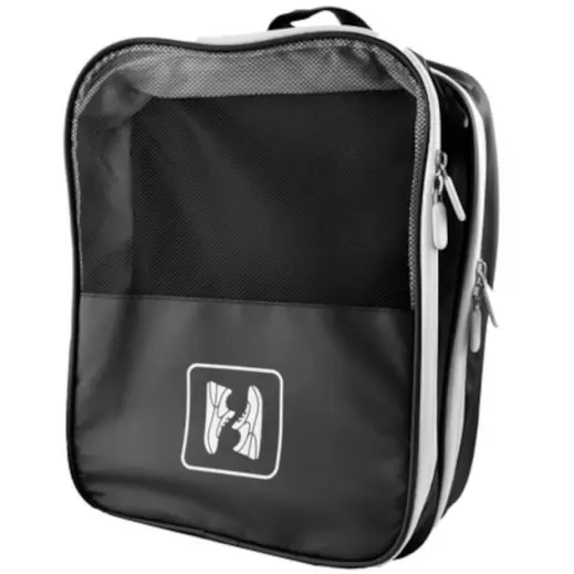 Travel Footwear Organiser Bag Black Angle