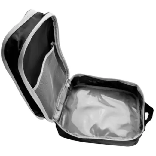 Travel Footwear Organiser Bag Black Open Bottom
