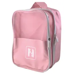 Travel Footwear Organiser Bag Pink Angle Image